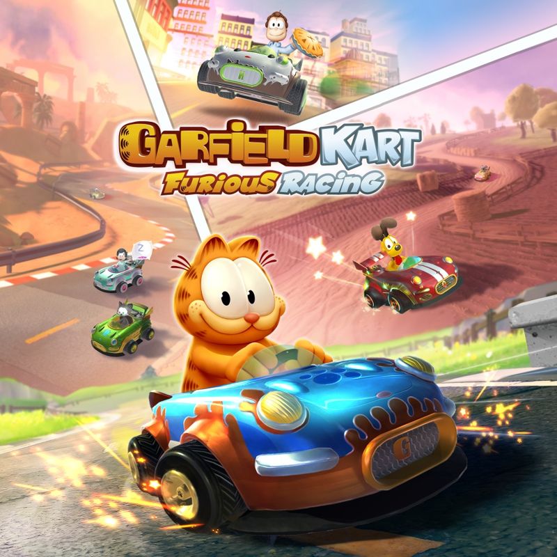 Garfield Kart: Furious Racing box art for Playstation 4